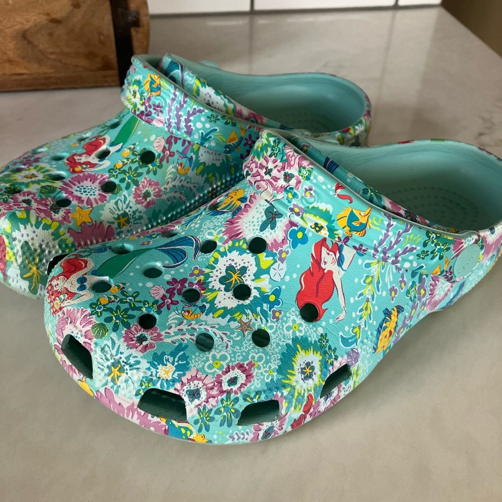 Little Mermaid Crocs